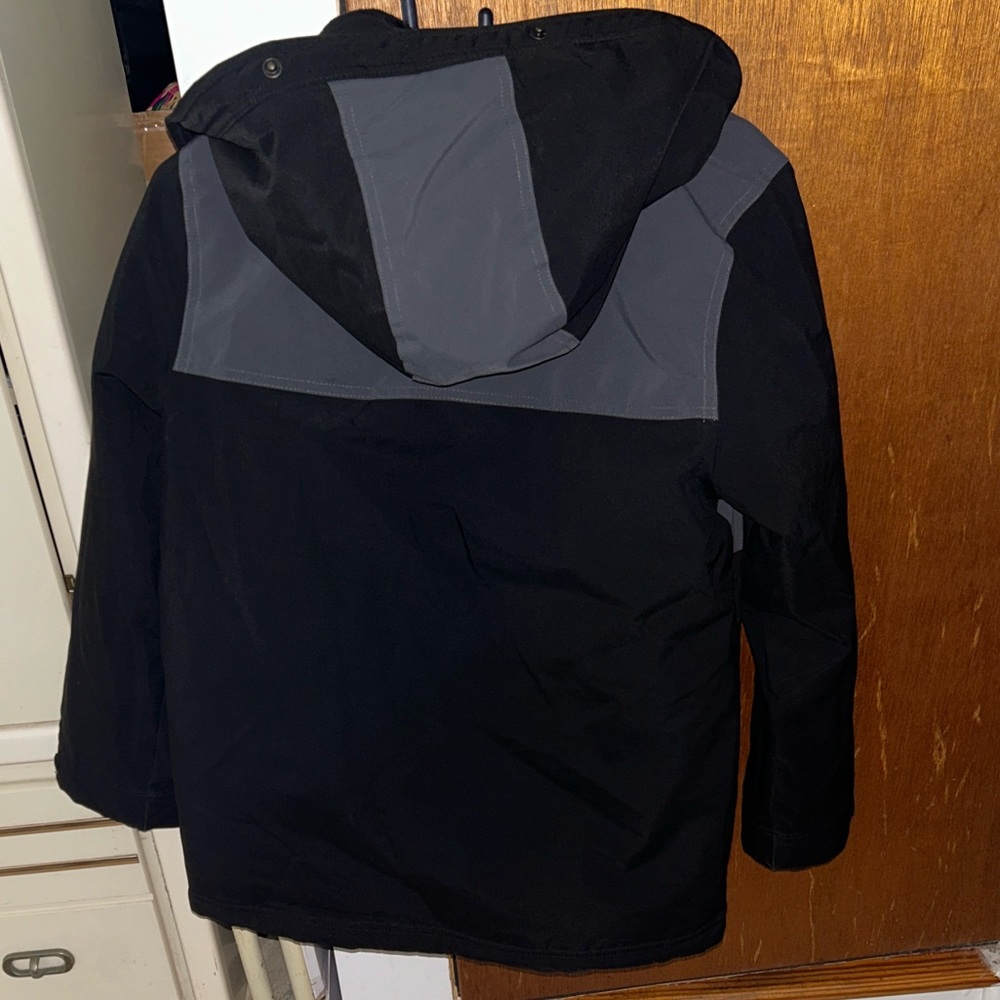 Abercrombie Kids Two-Tone Black and Gray Jacket - Picture 2 of 6